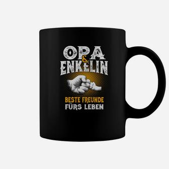 Opa und Enkelin Beste Freunde fürs Leben Schwarzes Tassen, Familien-Design - Seseable