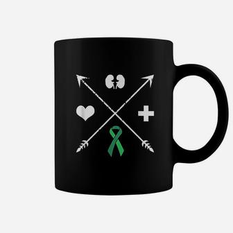Organ Donor Heart Kidney Transplant Gifts Coffee Mug - Seseable