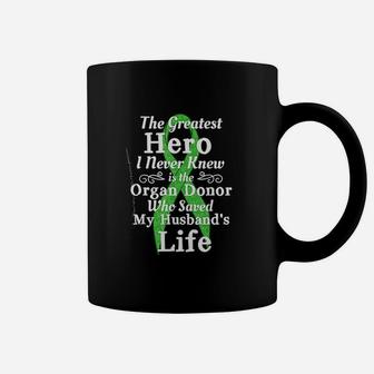 Organ Transplant Greatest Hero Donor Husband Coffee Mug - Seseable