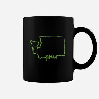 Pacific Northwest Pnw State Of Washington Coffee Mug - Seseable