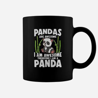 Panda Cute Panda Pandas Are Awesome Panda Bear Coffee Mug - Seseable