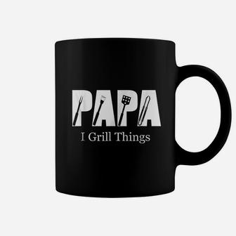 Papa Bbq Grill Theme I Grill Things Coffee Mug - Seseable