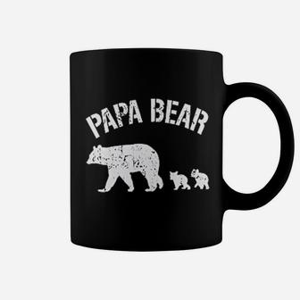 Papa Bear Baby Bear, dad birthday gifts Coffee Mug - Seseable
