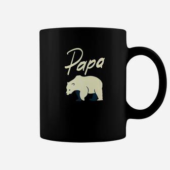 Papa Bear Fathers Day Shirt For Him Gift For Dad Premium Coffee Mug - Seseable