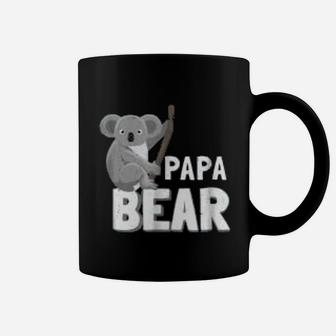 Papa Bear Koala Bear, dad birthday gifts Coffee Mug - Seseable