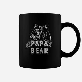 Papa Bear Proud Dad Modern Fit Coffee Mug - Seseable