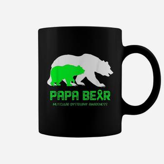 Papa Bear Support Muscular Dystrophy Awareness Coffee Mug - Seseable