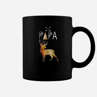Papa Buck Deer Shirt Tribal Family Christmas Camping Coffee Mug - Seseable