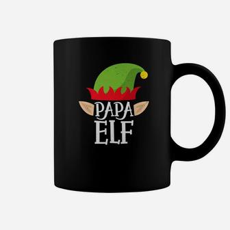 Papa Elf Christmas Matching Family Pajamas Elves Men Coffee Mug - Seseable