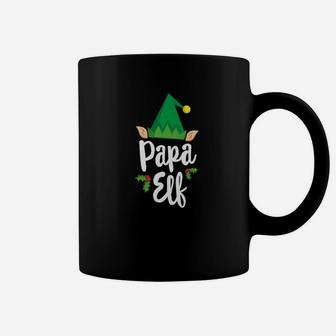 Papa Elf Christmas Shirt Matching Family Festive Gift Coffee Mug - Seseable