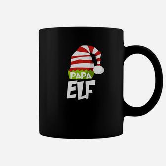 Papa Elf Family Christmas Shirt Matching Xmas Pajama Gift Coffee Mug - Seseable