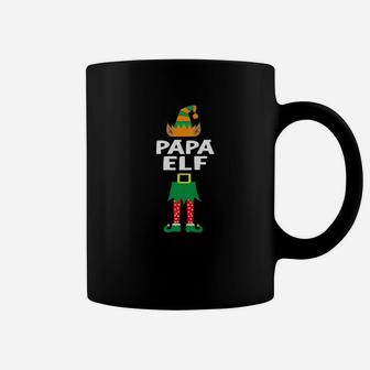 Papa Elf Matching Family Christmas Costume Fun Gift Coffee Mug - Seseable