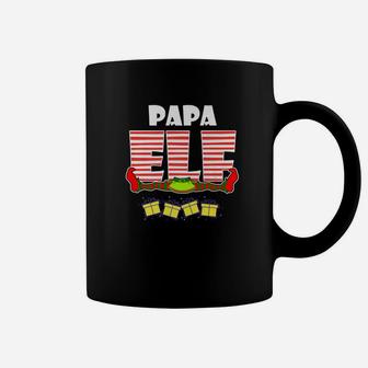 Papa Elf Matching Family Christmas Holiday Coffee Mug - Seseable