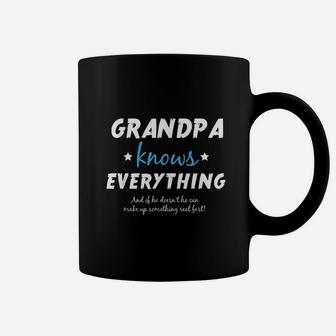 Papa For Grandpa Grandpa Knows Everything Gift Coffee Mug - Seseable