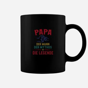 Papa Mann Mythos Legende Tassen, Schwarzes Tee für Väter - Seseable