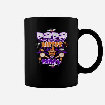 Papa Never Candy Halloween Coffee Mug - Seseable