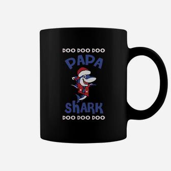 Papa Shark Doo Ugly Style Coffee Mug - Seseable