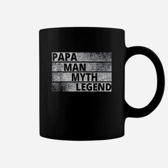 Papa The Man The Myth Legend, best christmas gifts for dad Coffee Mug - Seseable