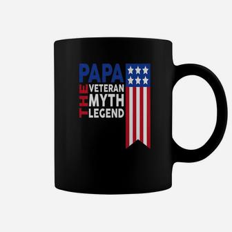 Papa The Veteran, best christmas gifts for dad Coffee Mug - Seseable