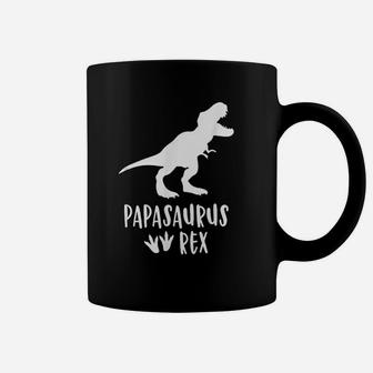 Papasaurus Husband Papa Rex Father Day Saurus Daddy Coffee Mug - Seseable