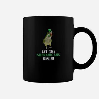 Parrot Let The Shenanigans Begins Bird Lover Coffee Mug - Seseable