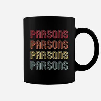 Parsons Gift Surname Funny Retro Vintage Birthday Reunion Coffee Mug - Seseable