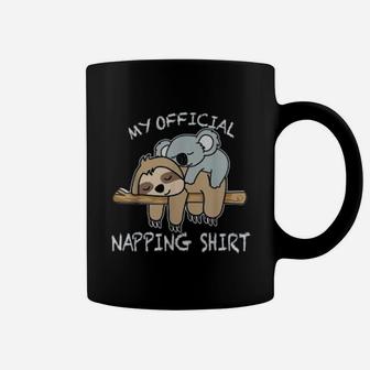 Patronus Sloth And Koala This Is My Official Napping Coffee Mug - Seseable
