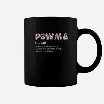 Pawma Definition Mama Grandma Aunt Dog Lovers Coffee Mug - Seseable