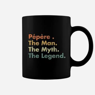 Pepere Man Myth Legend Father Dad Uncle Gift Idea Coffee Mug - Seseable