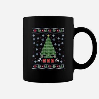 Periodic Tree Table Of Elements Science Ugly Christmas Coffee Mug - Seseable