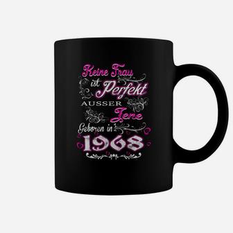 Personalisiertes Geburtstags-Tassen für Damen 1968, Perfekte Frau Design - Seseable