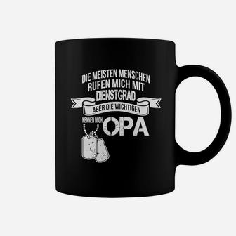 Personalisiertes Opa Tassen Dienstgrad Opa, Lustiges Tee für Großväter - Seseable