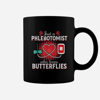 Phlebotomist Butterfly Needle Funny Phlebotomy Gift Coffee Mug - Seseable