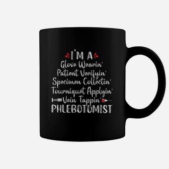 Phlebotomist Phlebotomy Technician Funny Nurse Clinical Gift Coffee Mug - Seseable