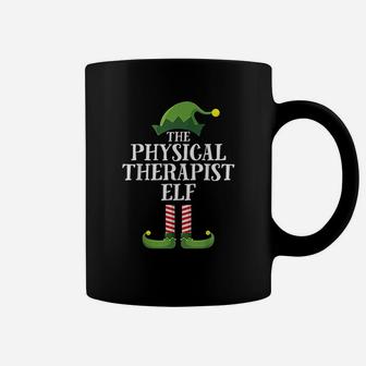 Physical Therapist Elf Matching Family Group Christmas Party Coffee Mug - Seseable