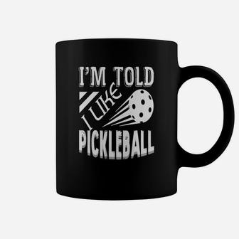 Pickleball Shirts - Mens Tall T-shirt Coffee Mug - Seseable