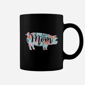 Pig Mom Farm Girl Who Loves Pigs Farm Life Coffee Mug - Seseable
