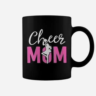 Pink Cheer Mom Coffee Mug - Seseable