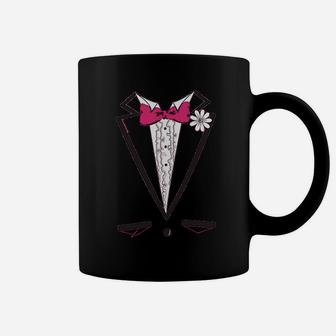 Pink Vintage Tuxedo Coffee Mug - Seseable
