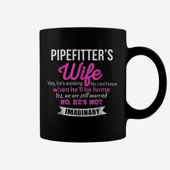 Pipefitter Wife Gift Funny Wedding Anniversary Coffee Mug - Seseable