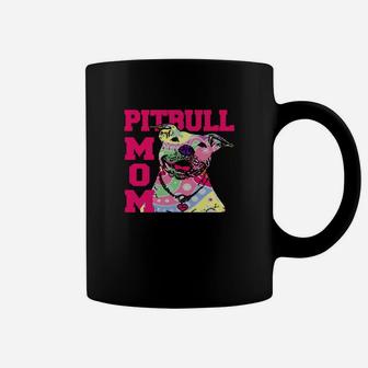 Pit Bull Mom Pitbull Dog Mom Mothers Day Idea Coffee Mug - Seseable