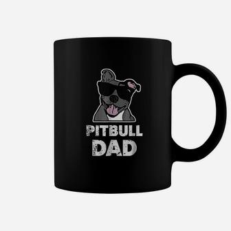 Pitbull Dad Blue Nose Pit Bull Dog Gift Coffee Mug - Seseable
