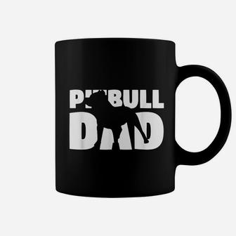 Pitbull Dad Pitbull Gift Father Dog Dad Coffee Mug - Seseable