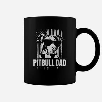 Pitbull Dad Proud American Pit Bull Dog Coffee Mug - Seseable