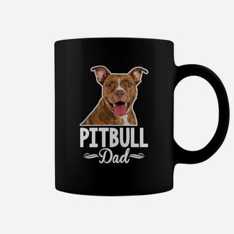 Pitbull Dad Shirt Coffee Mug - Seseable