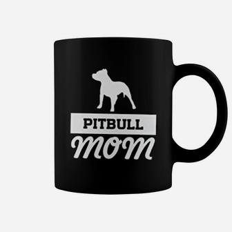 Pitbull Mom Dog Mother Coffee Mug - Seseable