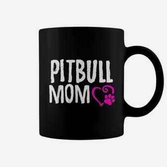 Pitbull Mom I Love My Pitbull Coffee Mug - Seseable
