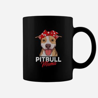Pittie Mama Pitbull Dog Mom Coffee Mug - Seseable