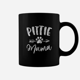 Pittie Mama Pitbull Lover Gifts Pit Bull Dog Mom Mother Coffee Mug - Seseable