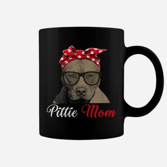 Pittie Mom For Pitbull Dog Lovers Mothers Day Gift Coffee Mug - Seseable